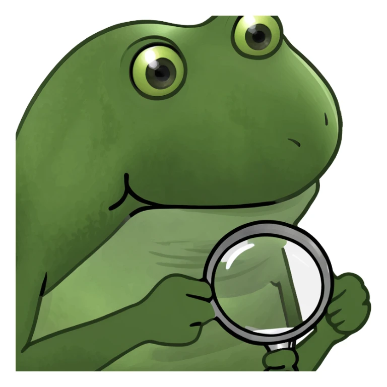 magnifying glass on a digital interface of a phone sticker