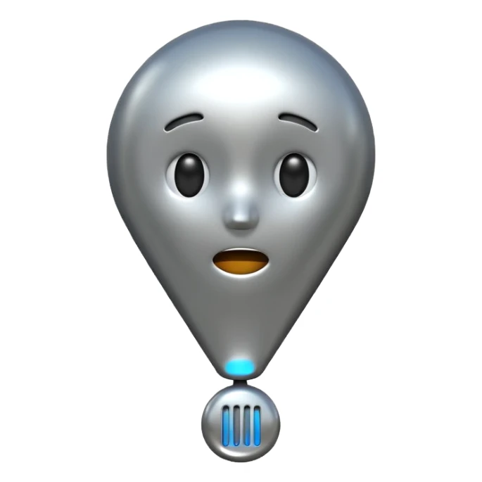 exclamation mark emoji with an 'ed' theme, simple and neutral, not expressive sticker