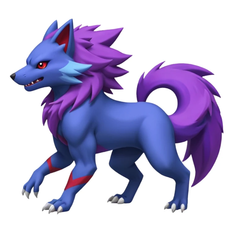 WereGarurumon-Zoroark-fusion sticker