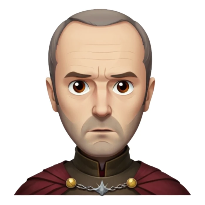 Stannis Baratheon
  from Games of throne character face only front face sticker