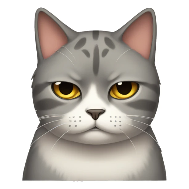 sad cat sticker