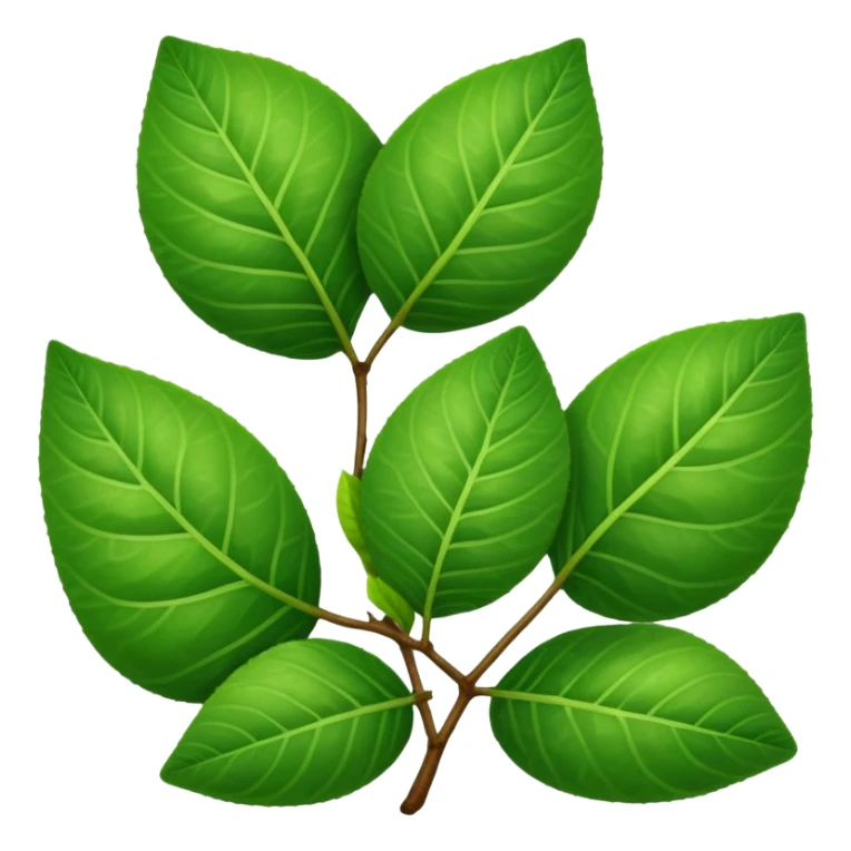 Guava leaves from the guava plant sticker