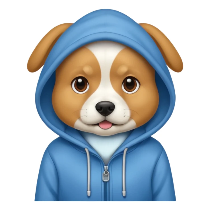 Dog hoodie  sticker