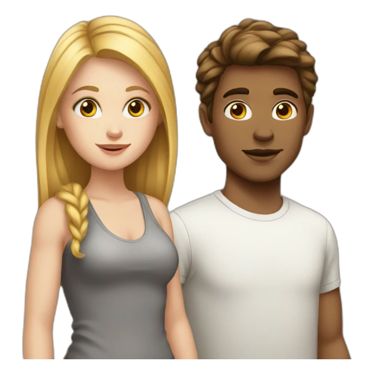 white girls and white boys sticker