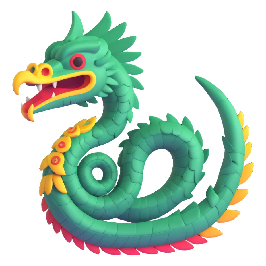Teotihuacan feathered serpent quetzalcoatl sticker