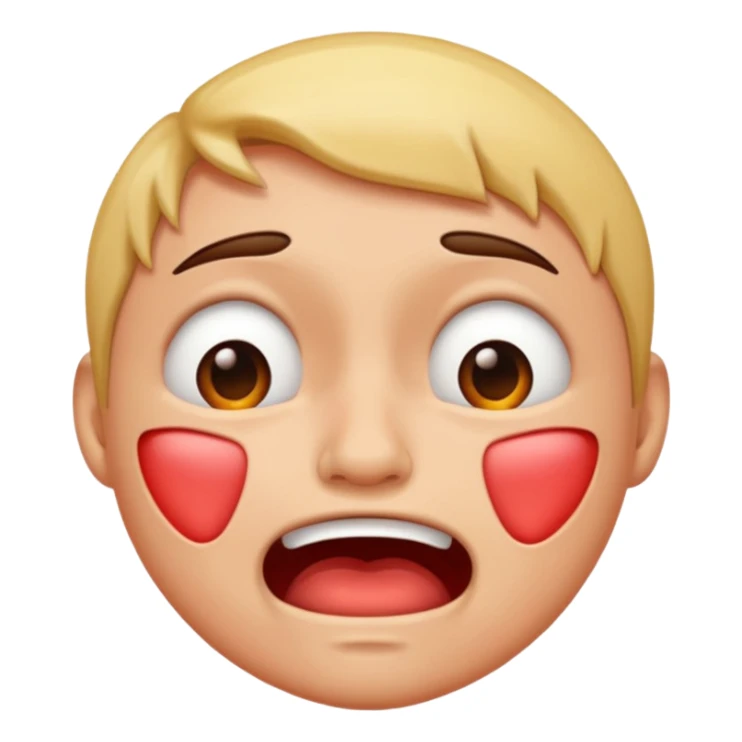 Moaning in pain emoji  sticker