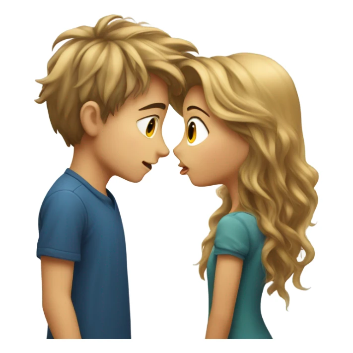 home alone kid is kissing girl sticker