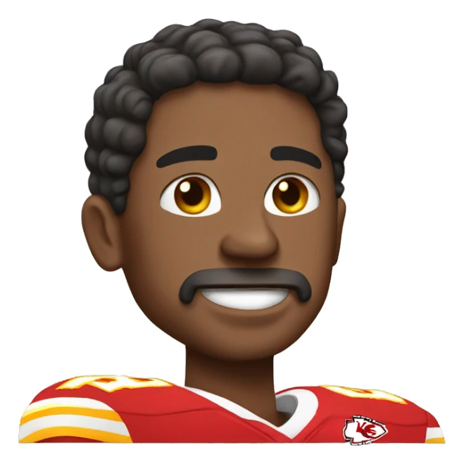 Chiefs being 49rs in football  sticker