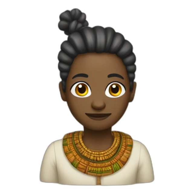 Écureuil avec une tenue africaine traditionnel sticker