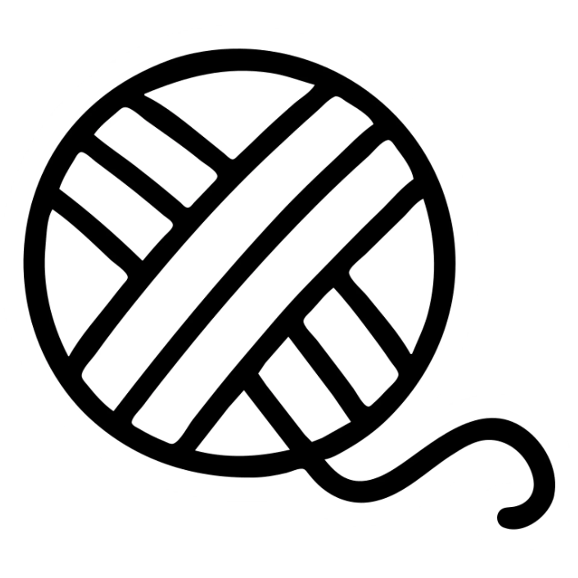 клубок минимализм sticker