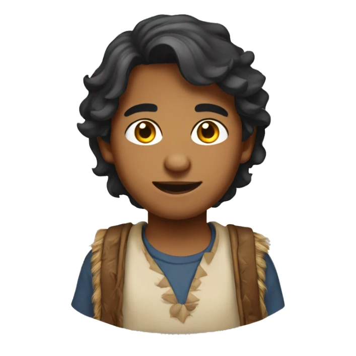 make a emoji of  a indian boy ofage 21  sticker