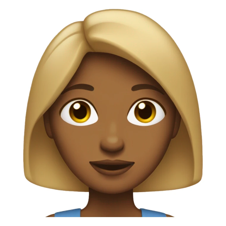 mujer delgada, de pelo hasta los hombros sticker