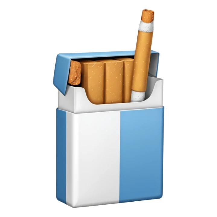 unopened pack of cigarettes, without any markings sticker