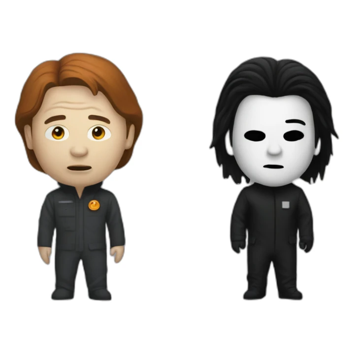 Michael Myers and Mike Myers sticker