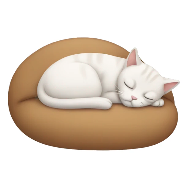 sleeping cat sticker
