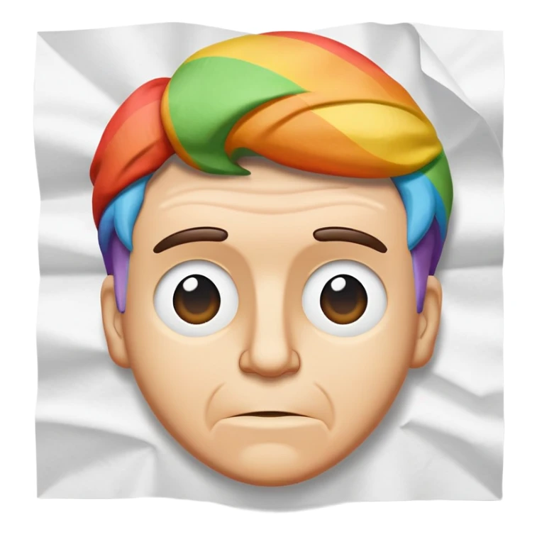 paper saying aaron is gay sticker