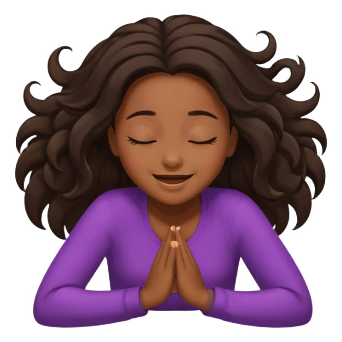 Black girl Falling to the floor in love sticker