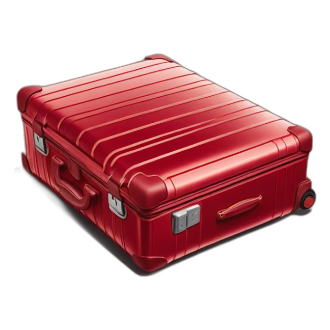 Essential Cabin S luggage Red rimowa sticker