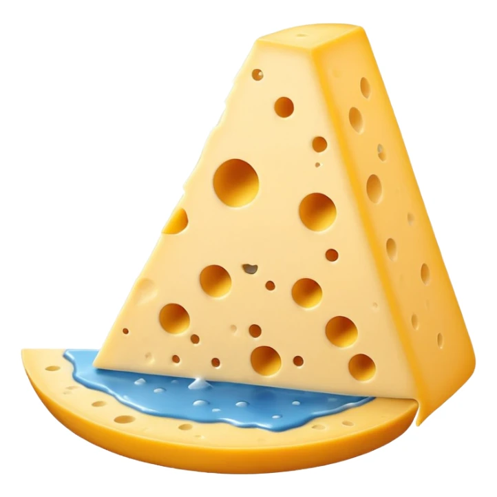 emoji representing 'wiscoawesome' with Wisconsin state outline, cheese, lakes, fun and positive vibe sticker