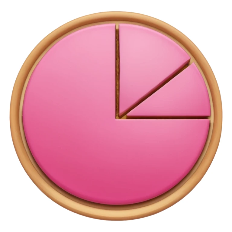 Pie chart pink aesthetic   more sticker