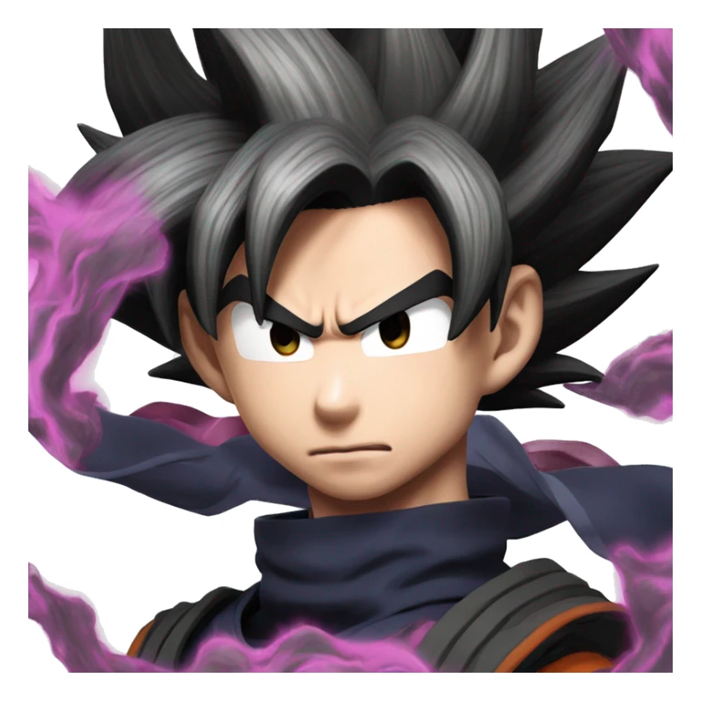 Goku black diciendo amor sticker