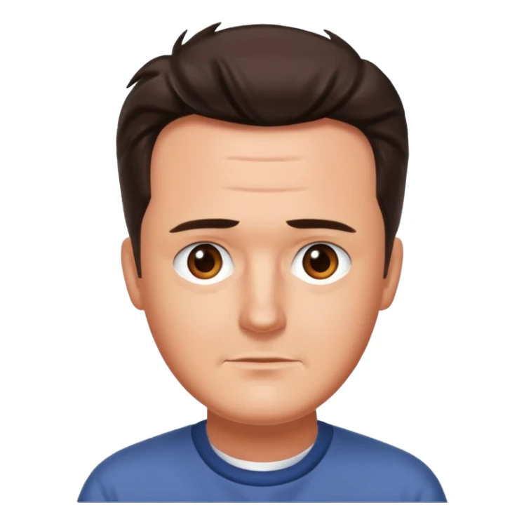 chandler bing of friends sticker