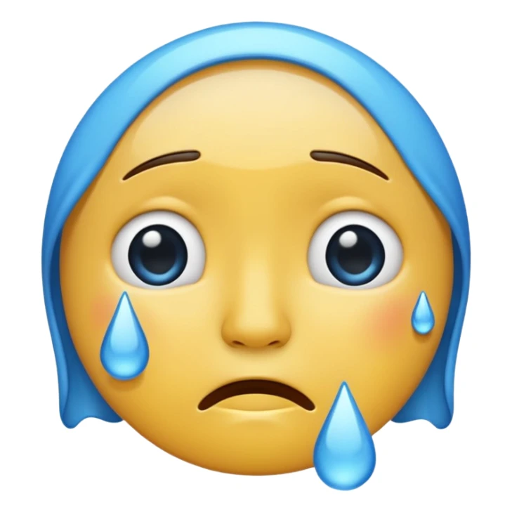 crying emoji sticker