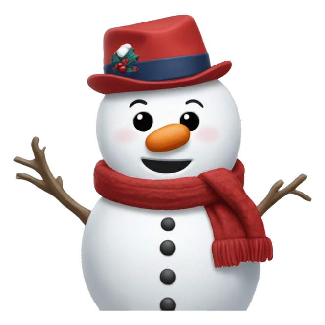 snowman with university of arizona hat sticker