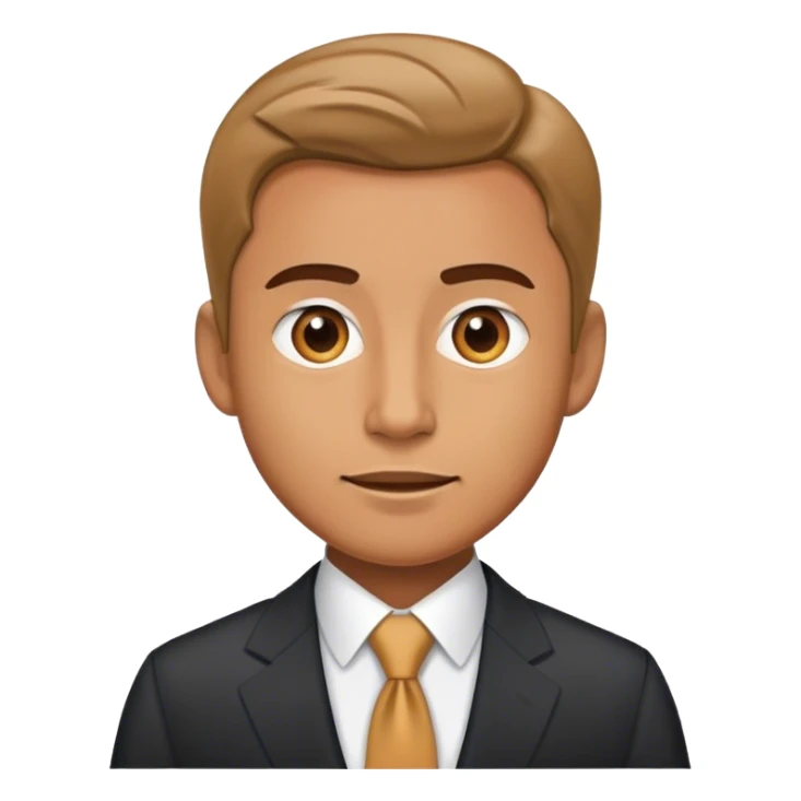 man in suit who looks like an interviewer sticker