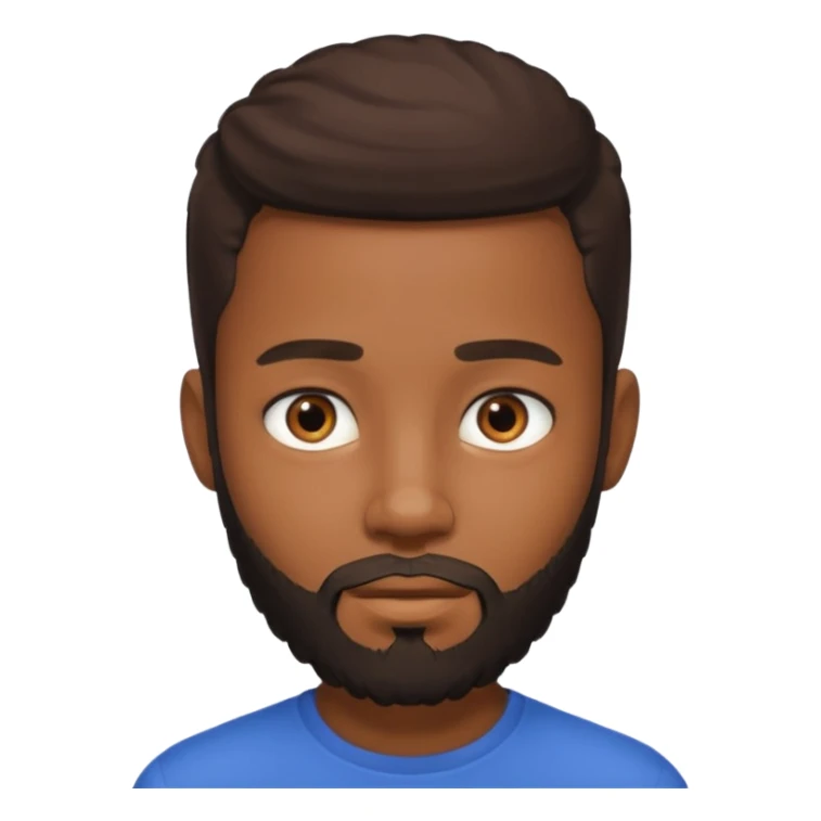 bearded black teenage sticker