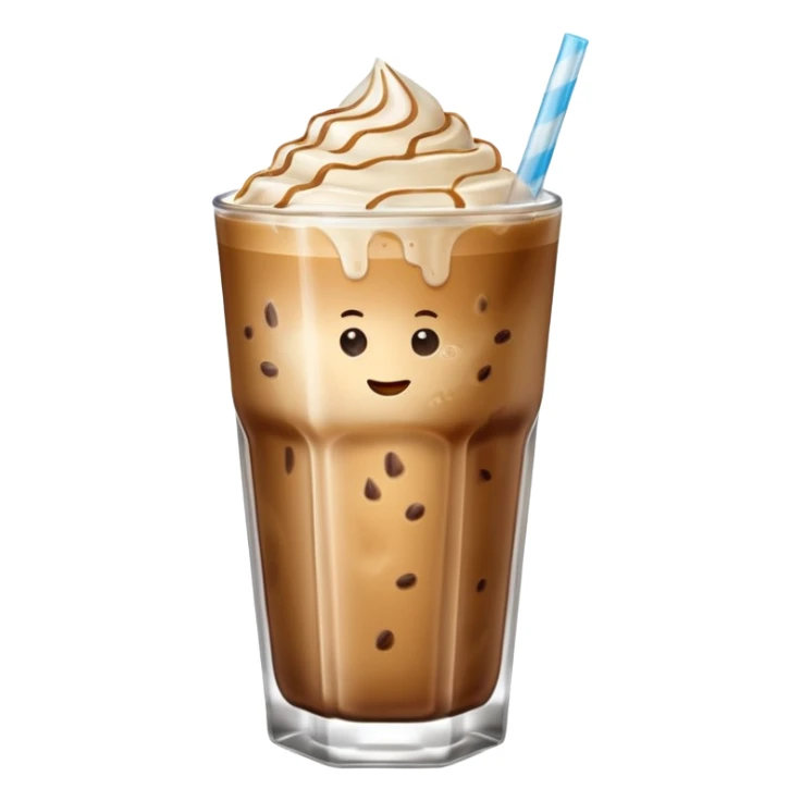 iced latte coffe sticker
