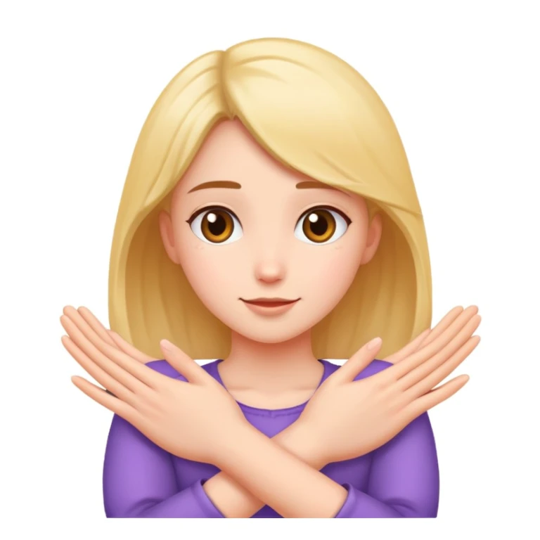 A girl opening her arms for hug sticker