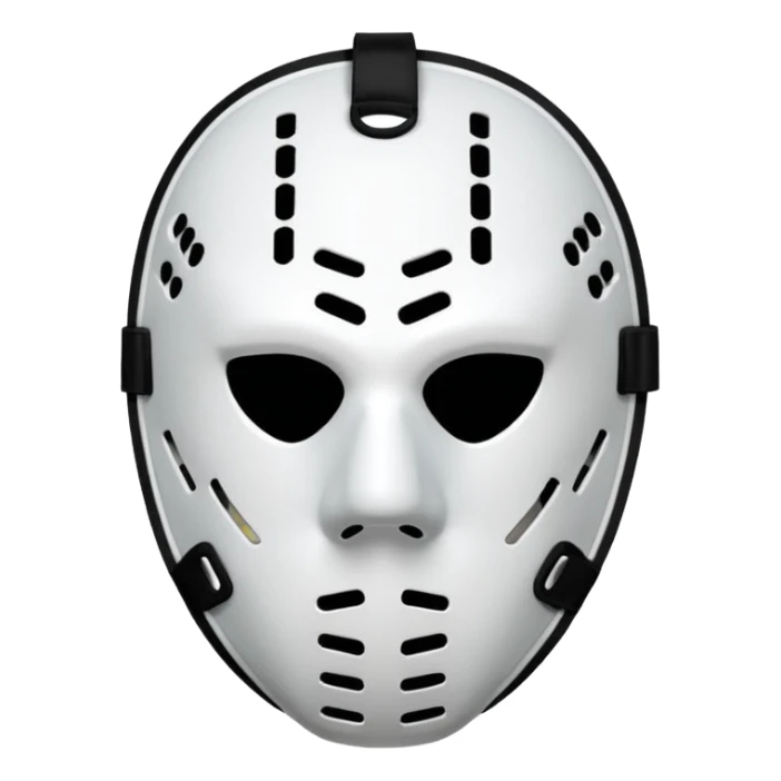 Masque de hockey de kanye west sticker