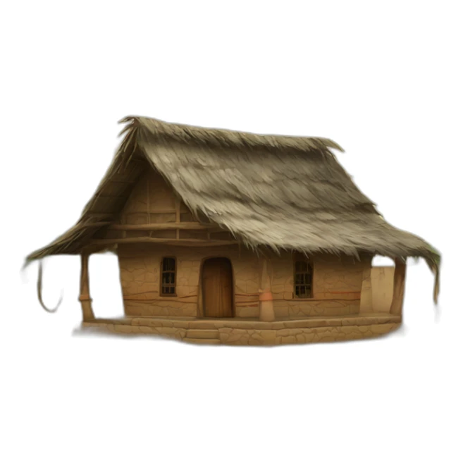 indian village home gujarati sticker