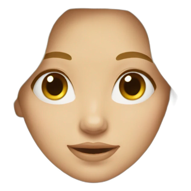 Wavy long blonde hair girl sticker