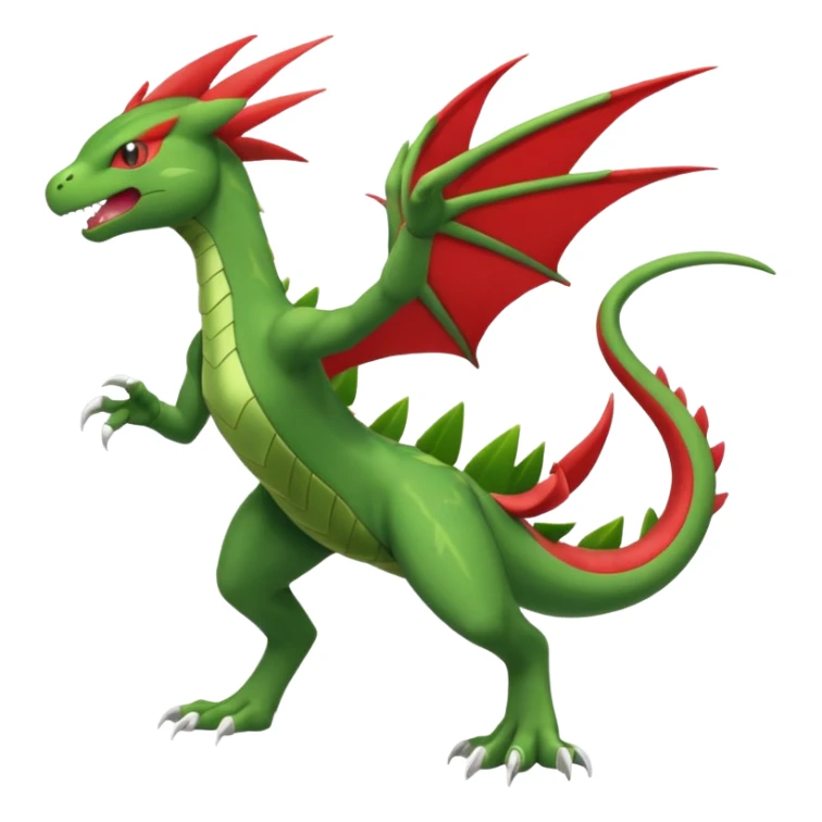 Sceptile-Peppercat-Koraidon-Flygon-fusion, full body sticker