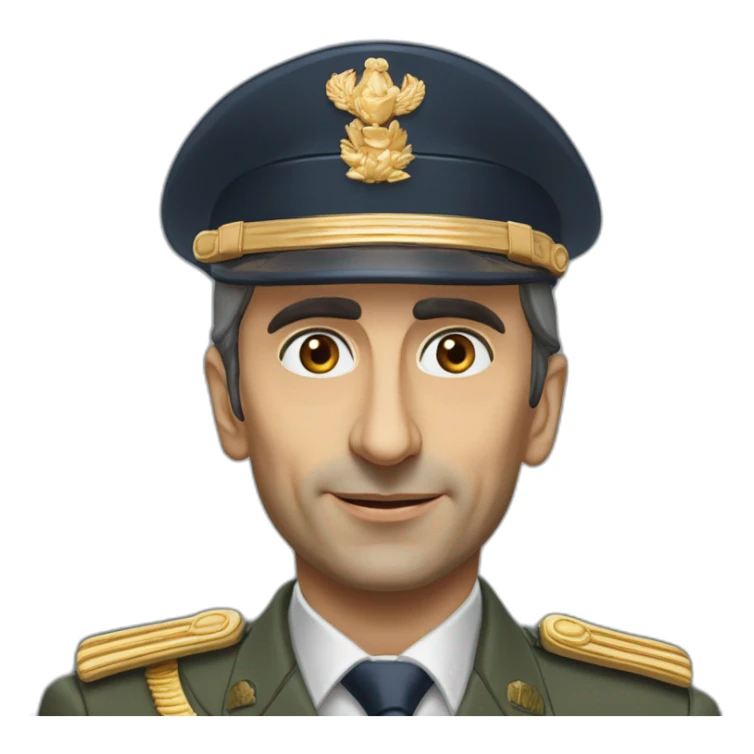 ÉRIC ZEMMOUR president français militaire médaille sticker