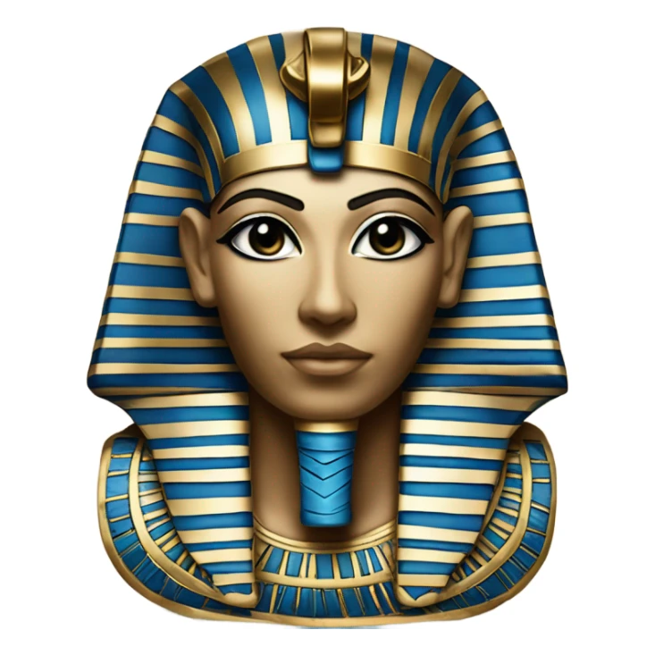 egypt sarcophagus gold blue white black , full body  sticker