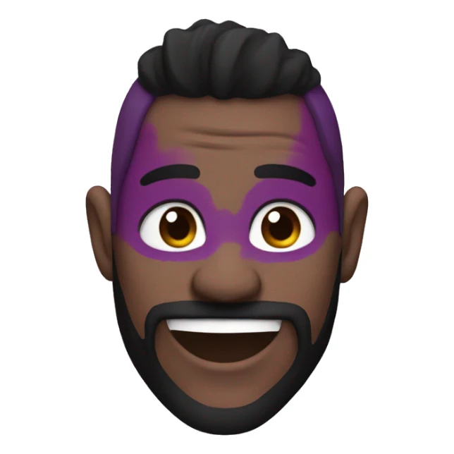 make me a purple crimson emoji sythe sticker
