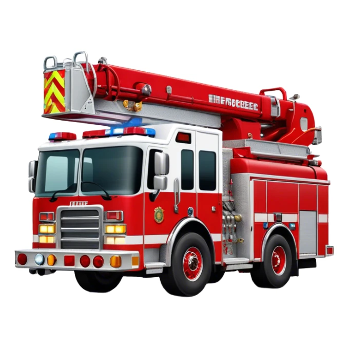 Fire Engine - Pierce Enforcer Pumper (Model Year: 2021) (Iconic colour: Red) sticker