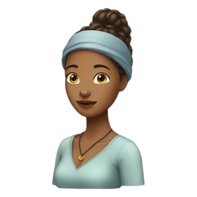 Avatar women sticker