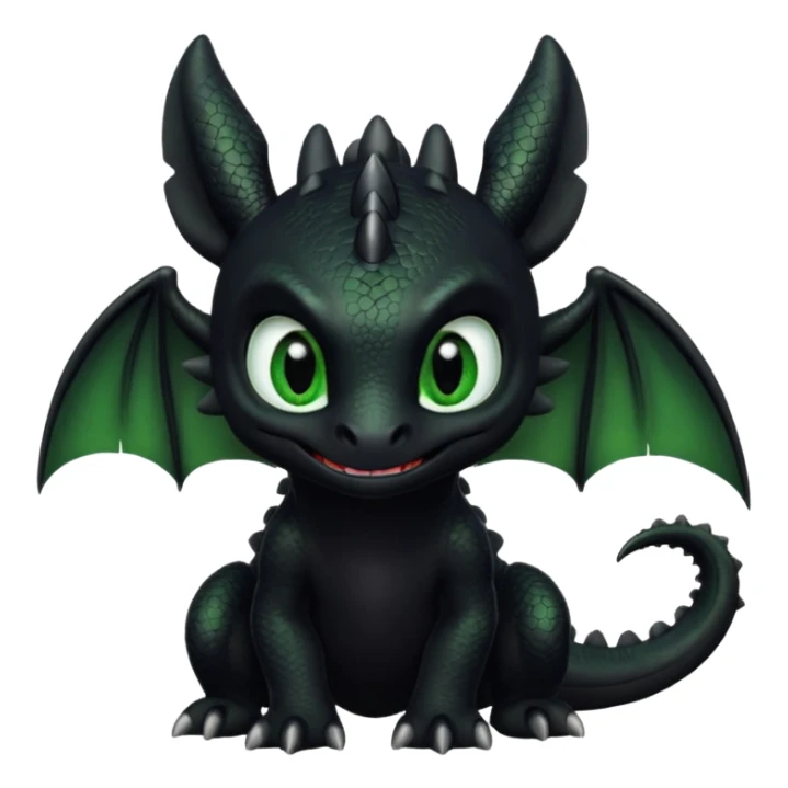 Toothless fro. How tk train your dragon sticker