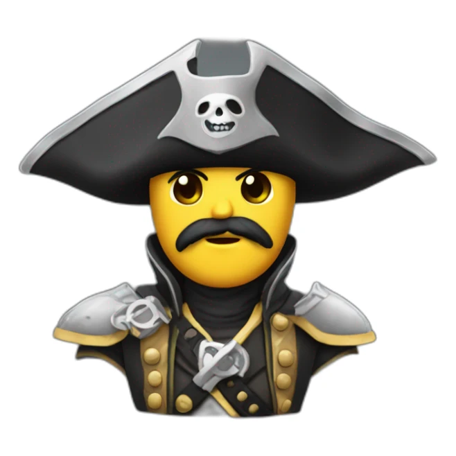 gorgeous-of-space-pirate sticker