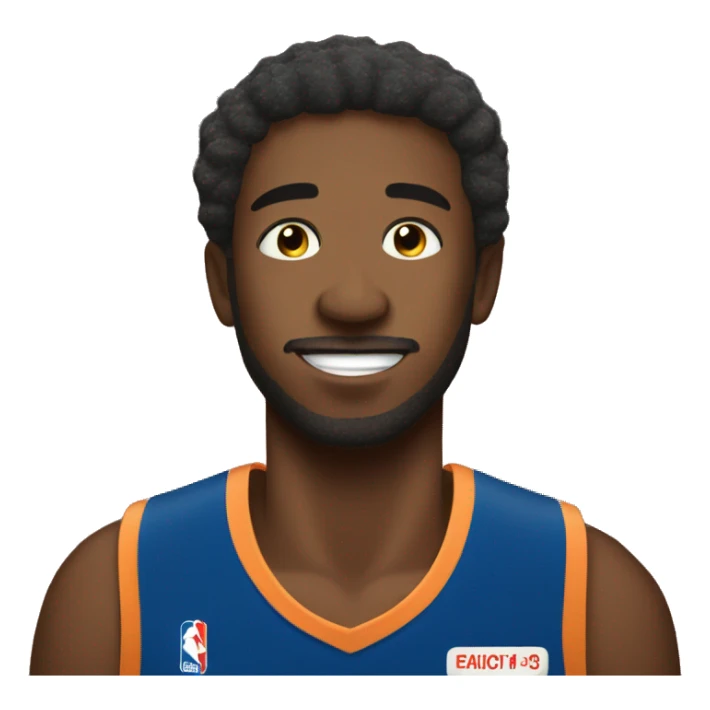 basketballer that scores and is surrounded by stars  sticker