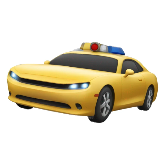 a speeding car next to a stop sign sticker