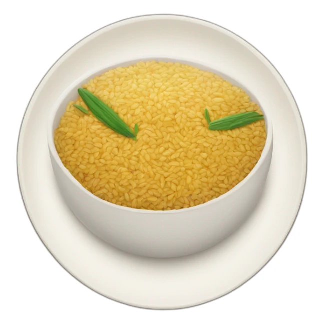 Plate of rice and lentils sticker