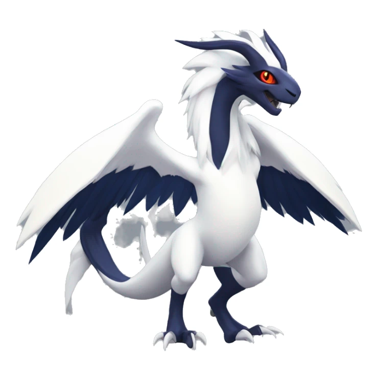 Edgy Cool Nargacuga-Absol-Pokémon Full Body Detailed High Quality sticker