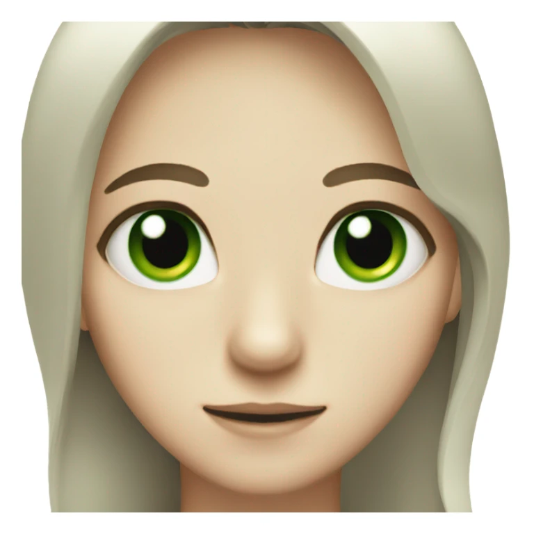 black cat face green eye emoji sticker