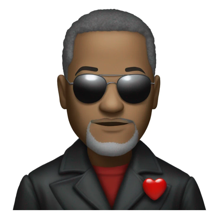 Neo, Lawrence fishburne from the matrix, holding red and blue pill Morpheus sticker
