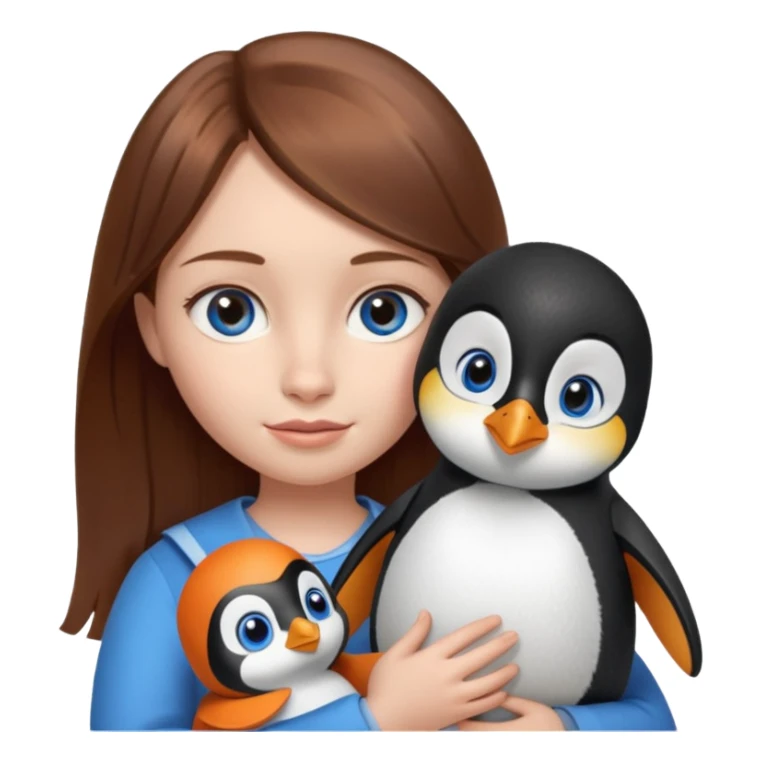Savino the penguin,Moshi the doll and sticker